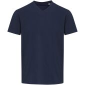 Balfour 200 g/m² unisex OCS organisch T-shirt met korte mouwen en V-hals - Marineblauw - 3XL Balfour 200 g/m² unisex OCS organisch T-shirt met korte mouwen en V-hals - Marineblauw - 3XL