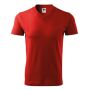 T-shirt unisex V-neck red M