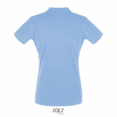 PERFECT WOMEN - PERFECT dames polo 180g - S - Sky Blue Pique