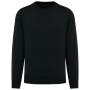 Ecologische oversized uniseks sweater met ronde hals Black XXS Ecologische oversized uniseks sweater met ronde hals Black XXS