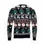 SHAMIS LARGE - Christmas LED sweater L/XL - Black