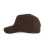 First - 5 panels cap Chocolate One Size