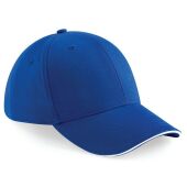 ATHLEISURE 6 PANEL CAP, BRIGHT ROYAL/WHITE, One size, BEECHFIELD