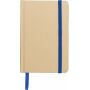 Gerecycled papieren notitieboek (A6) John blauw