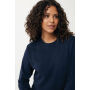 IQONIQ Etosha lichtgewicht gerecycled katoen sweater, donkerblauw (XXXL)