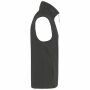 Bodywarmer van microfleece heren dark grey XXL