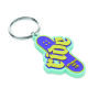 Gepersonaliseerde NFC-sleutelhanger van PVC-rubber met een enkelzijdig logo-ontwerp