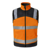fluo oranje/charcoal