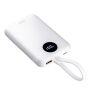 Magnetische 15W draadloze powerbank REEVES-WATTRON PLUS X - wit Magnetische 15W draadloze powerbank REEVES-WATTRON PLUS X - wit