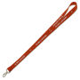 Lanyards - 1 kleur bedrukt met trigger clip 20 mm oranje