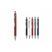 Spinner balpen aluminium - Wit