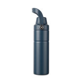 VINGA Baltimore Trek RCS recycled SS fles 600 ML, donkerblauw