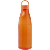 Bergen 800 ml waterfles van gerecycled plastic - Oranje