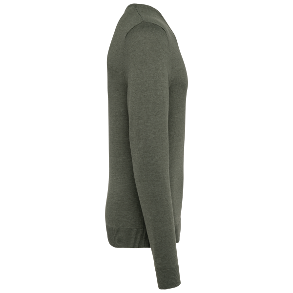 Pull col V homme Green Marble Heather S Pull col V homme Green Marble Heather S