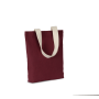 Gerecyclede shopper met platte bodem Rosewood / Ecume One Size
