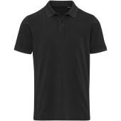 Calgary 200 g/m2 gewassen herenpolo - Zwart - XS