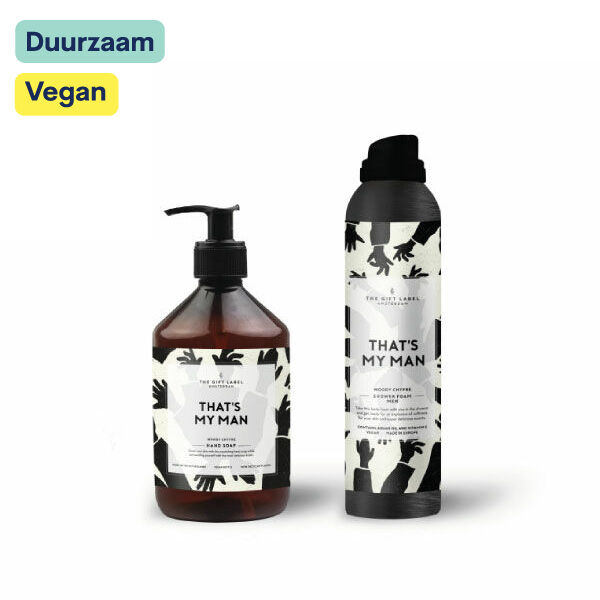 Hand soap & body foam men giftset I That's my man