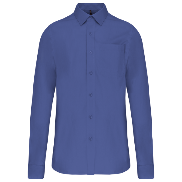 Chemise popeline manches longues Cobalt Blue 3XL Chemise popeline manches longues Cobalt Blue 3XL
