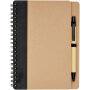 Priestly gerecycled notitieboek met pen - Naturel/Zwart Priestly gerecycled notitieboek met pen - Naturel/Zwart