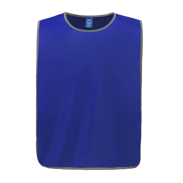 Personalisatie veiligheidshesje met reflecterende rand Royal Blue S/M Personalisatie veiligheidshesje met reflecterende rand Royal Blue S/M