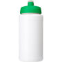 Baseline gerecyclede sportfles van 500 ml - Wit/Groen