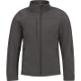Hooded Softshell / Men Dark Grey 3XL