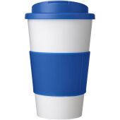 Americano® 350 ml geïsoleerde beker met handvat - Wit/Middenblauw
