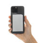 Standard aluminium RFID magnetic telefoon kaarthouder, zilver