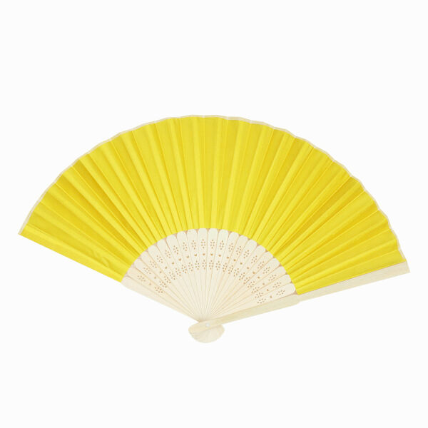 BAMBOO COOL - Opvouwbare waaier geel BAMBOO COOL - Opvouwbare waaier geel