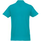 Helios herenpolo met korte mouwen - Aqua - 3XL