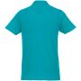 Helios herenpolo met korte mouwen - Aqua - 3XL