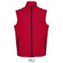 Men´s Race Bodywarmer Softshell pepper red S