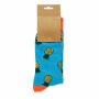 FUNNY L - Sokken met een grappig patroon - Turquoise FUNNY L - Sokken met een grappig patroon - Turquoise