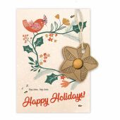 Blossombs - Kaart - Hanger Star - Happy Holidays