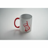 FESTIMUG - Keramische kerst mok 300ml - Rood