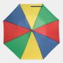 Opvouwbare, uit 2 secties bestaande manueel te openen paraplu REGULAR blauw, geel, groen, rood