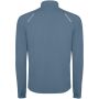 Estambul herensweater met lange mouwen en halve rits - Storm blue - 3XL