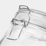 CLICKY M - Voorraadpot met beugelsluiting, Inhoud ca. 500 ml transparant