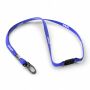 Polyester tubulaire keycord met metalen klem