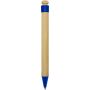 Rattan balpen van bamboe en gerecycled plastic (zwarte inkt) - Blauw