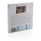 Air muismat met 5W draadloze oplader en USB, zwart