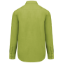 Overhemd in onderhoudsvriendelijk polykatoen-popeline heren Burnt Lime 4XL