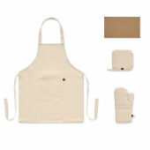 GALA SET - Gerecycled katoenen keukenset - Beige