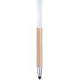 Bamboe 2-in-1 balpen Colette wit