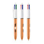BIC® 4 Colours Shine balpen 4 Colours Shine BP LP Rose Gold_UP white_RI black