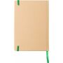 Gerecycled papieren notitieboek (A5) Gianni zwart