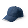 ISBUD 6-panel cap gemaakt van duurzaam gerecycled denim - donkerblauw ISBUD 6-panel cap gemaakt van duurzaam gerecycled denim - donkerblauw