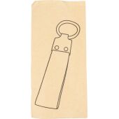 Denim sleutelhanger Enzi blauw