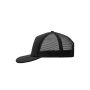 5 Panel Flat Peak Cap black