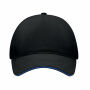 LONG BEACH SINGA - 5 panelen baseballpet - Zwart/Blauw